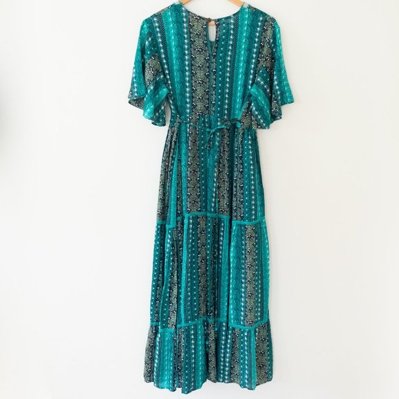 Rose by Paruay Boho Tiered Cotton Maxi Dress - Picture 4 of 5